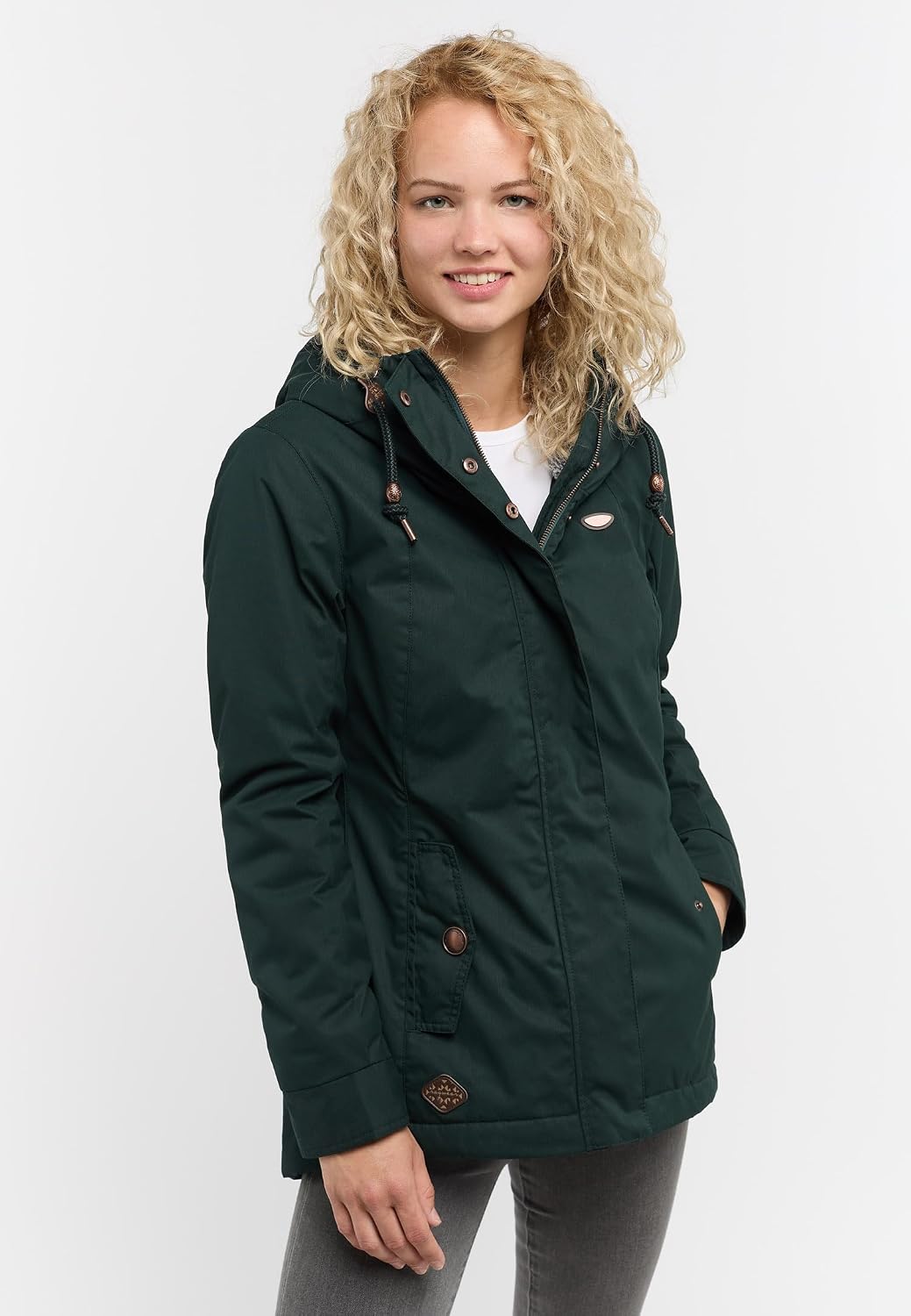 Ragwear MONADE Damen Jacke XS Dark Green 2321_5021, XS Dark Green 2321_5021