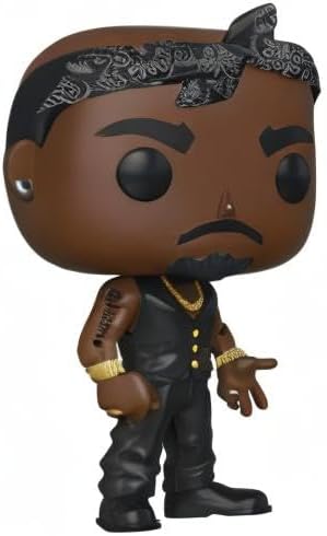 Funko Pop! Rocks Tupac - Vinyl-Sammelfigur - Geschenkidee - Offizielle Handelswaren - Spielzeug Für