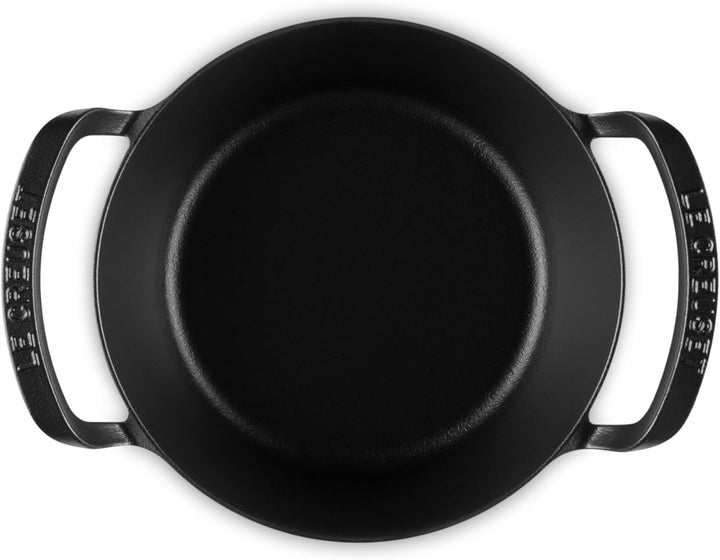 Le Creuset Gusseisen-BBQ-Auflaufform für den Aussenbereich, rund Dutch Oven, Dutch Oven