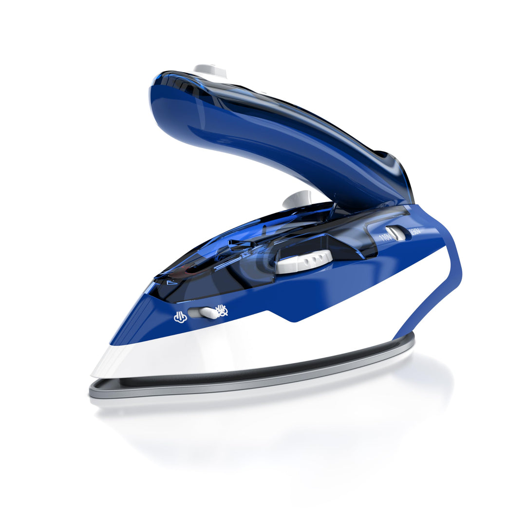 MyBeo - Reisebügeleisen 1100W - Dampfbügeleisen - Dual-Voltage 110/230 Volt – mini Bügeleisen mit an