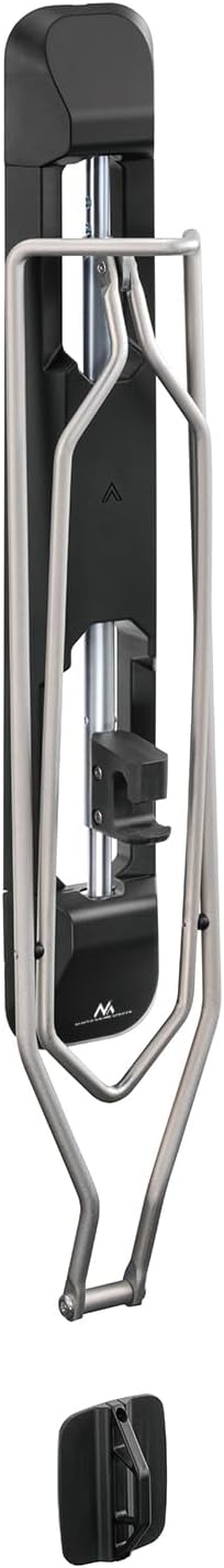 Maclean MC-471 Vertikaler, schwenkbarer und klappbarer Fahrradhalter für die Wand, 5-stufige Höhenve