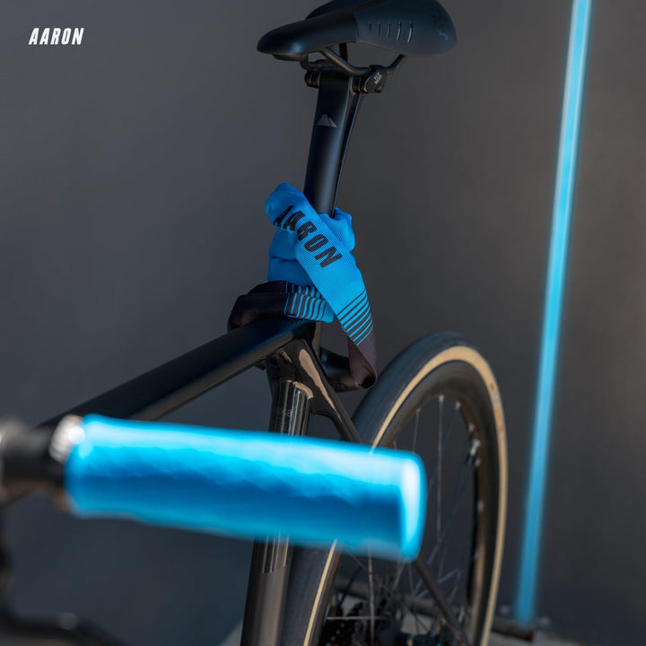 AARON Fit Fahrradgriffe mit dämpfender Auflagefläche - ergonomische Lenkergriffe aus rutschfestem Gu
