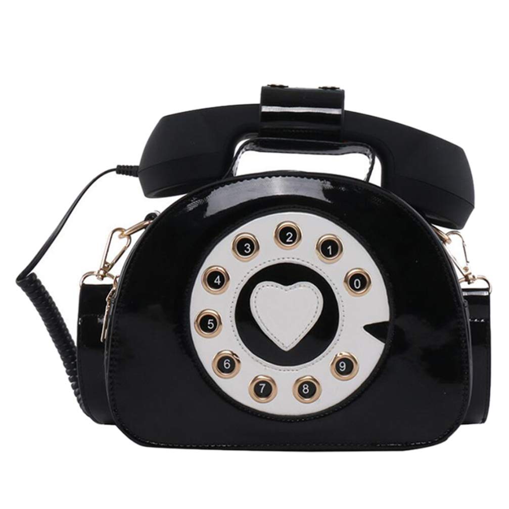 VALICLUD Umhängetasche Telefon Geformte Handtasche Retro Top Griff Tasche Neuheit Geldbörse für Frau