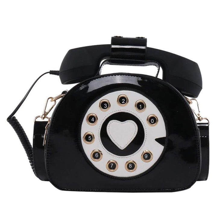 VALICLUD Umhängetasche Telefon Geformte Handtasche Retro Top Griff Tasche Neuheit Geldbörse für Frau