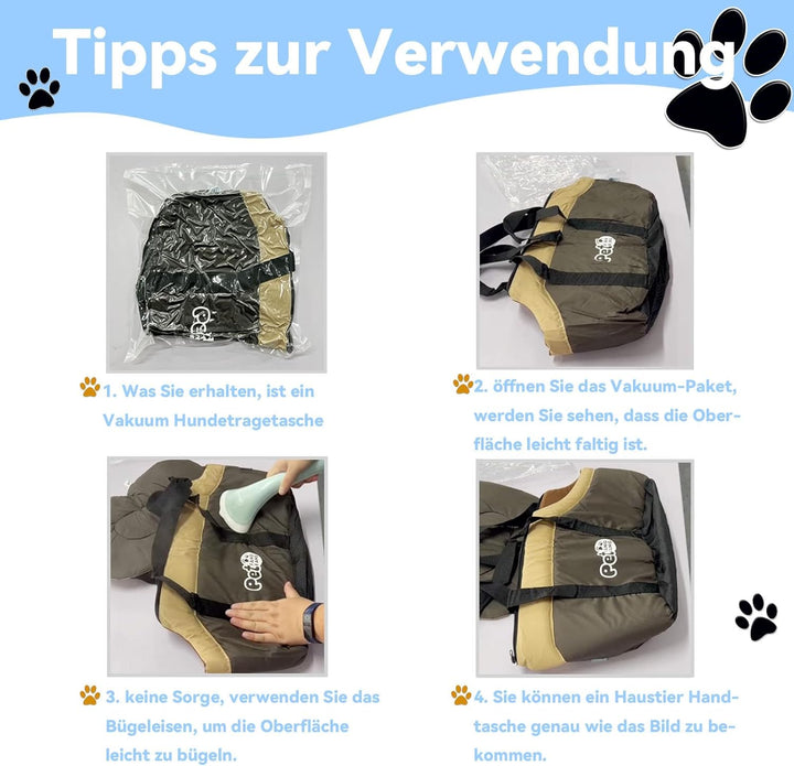 Winter Tragetücher Hund Katze Tragetasche Verstellbar Tragbar Hundetragetasche Verbreitert Verdickt