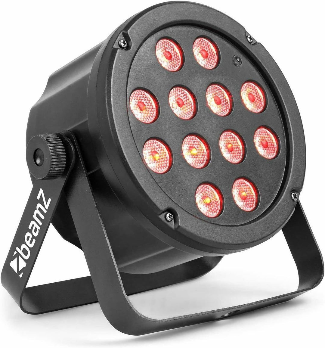 BeamZ SlimPar35 Discolicht Partylicht, PAR RGB Disco Licht LED Strahler Party Lichter, DMX Licht LED