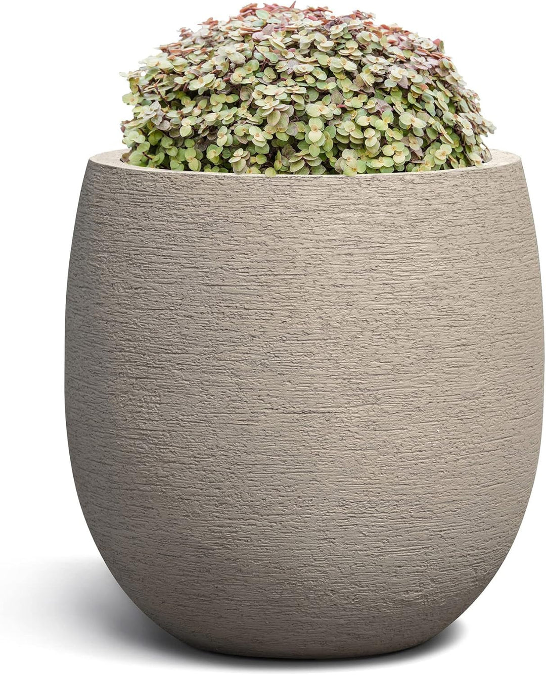 ESCHBACH® Pflanzkübel HIGH BALLOON 30 Sabbia Beige Rund * 30 x 30 x 30 cm * 10 Jahre Garantie 30x30x