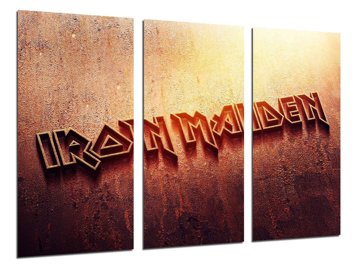 Wandbild - Iron Maiden, Rock, Musik, 97 x 62 cm, Holzdruck - XXL Format - Kunstdruck, ref.26269