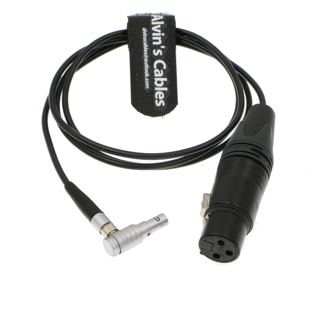 Alvin's Cables 5 Pin 00B Stecker auf XLR 3 Pin Buchse Kabel für Arri Alexa Mini Audio 1M Gerade 5 Pi