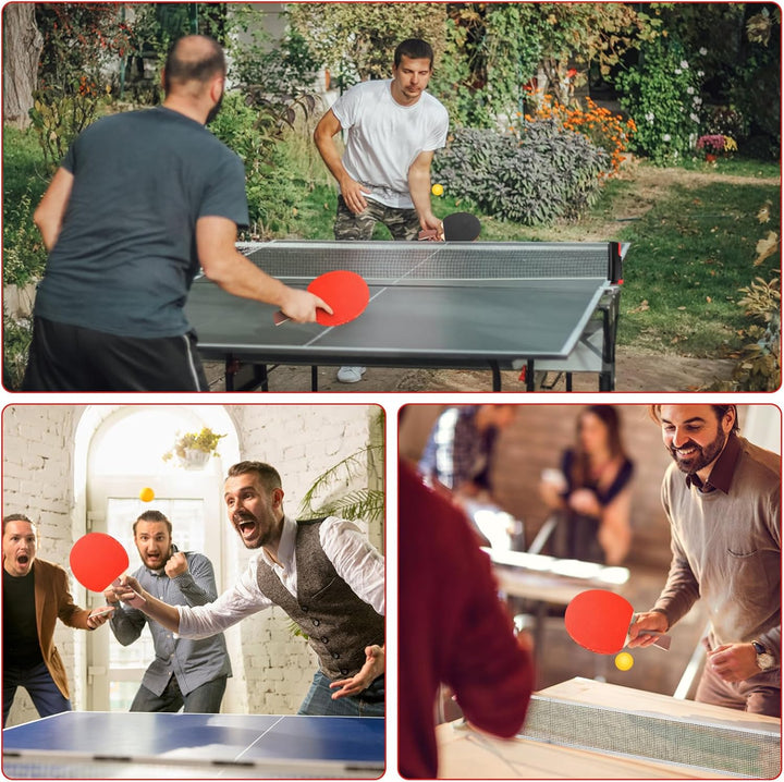 Tischtennisschläger Set,Tischtennis Set Profi,tischtennisnetz Tischtennis Set mit Netz Tischtennis S