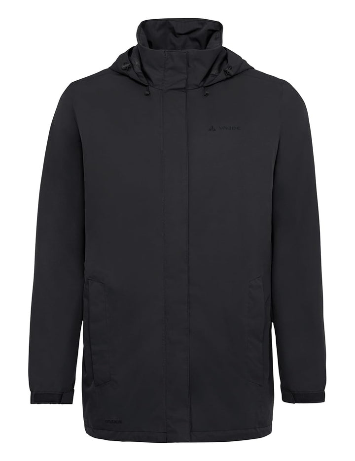 VAUDE Men's Escape Parka - Regenjacke Herren, Wasserdichter Regen-Parka aus recyceltem Polyester, 2-