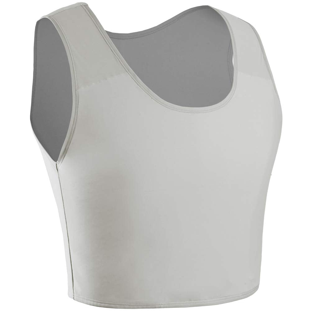 XUJI Transgender FTM Trans Atmungsaktive Halb Brust binder 5XL Grau, 5XL Grau