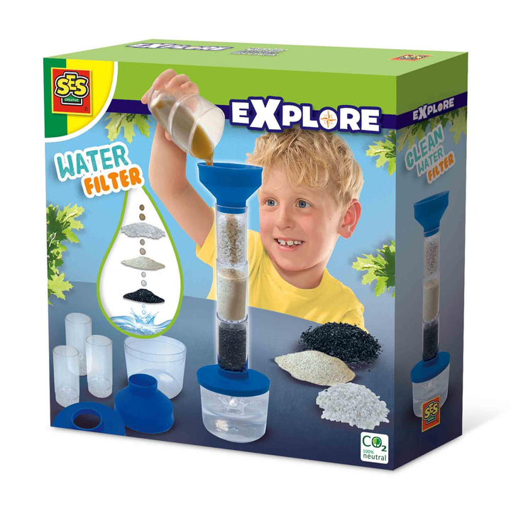 SES Creative 25206 Explorer Wasserfilter, Experimentierset für Kinder, ab 8 Jahren