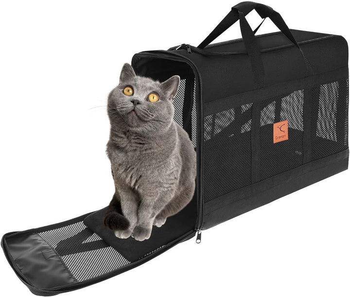 Granori Hundetasche 55x40x23 cm Flugzeug Hundetransporttasche/Hundetragetasche | Transportbox/Tiertr
