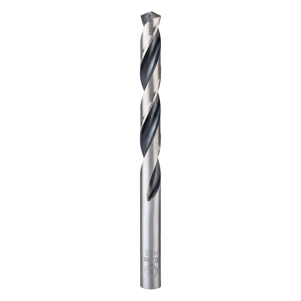 Bosch Professional 5 Stück HSS Spiralbohrer PointTeQ (für Metall, 10,1 x 87 x 133 mm, Zubehör Bohrsc