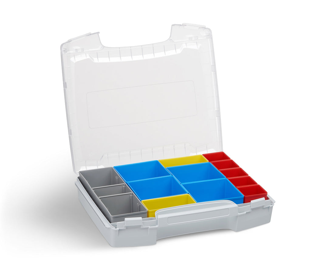 L-BOXX Sortimo i-BOXX 72 grau bestückt mit Insetboxenset C3 C3 Grau, C3 Grau