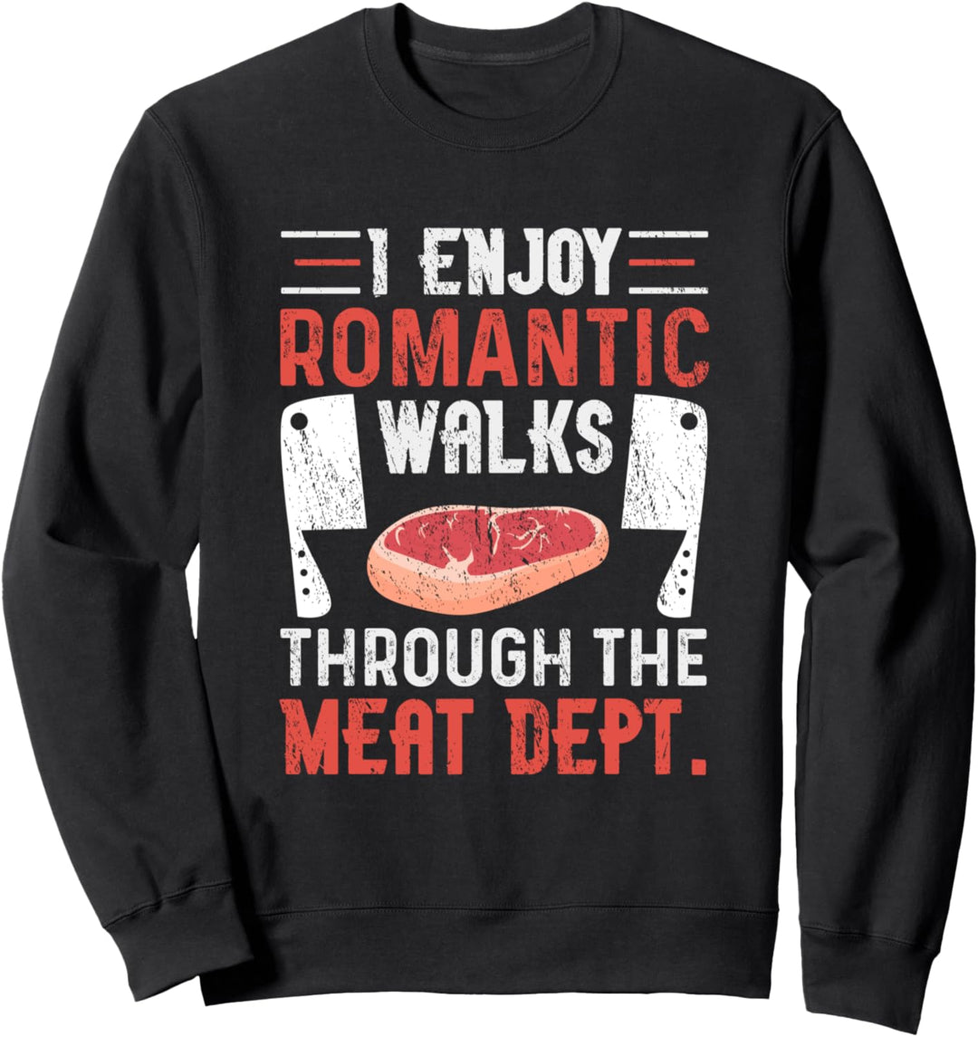 Ich geniesse romantische Spaziergänge durch die Sweatshirt