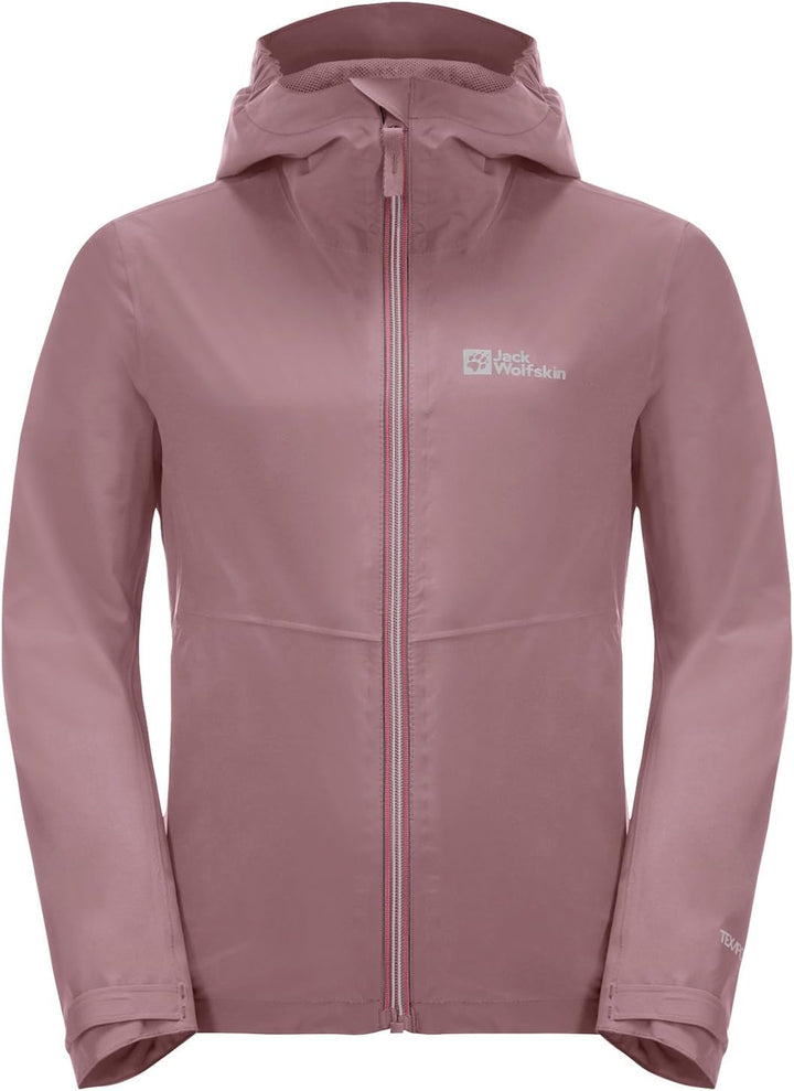 Jack Wolfskin Unisex Jwp Shell K Regenjacke 116 ash mauve, 116 ash mauve