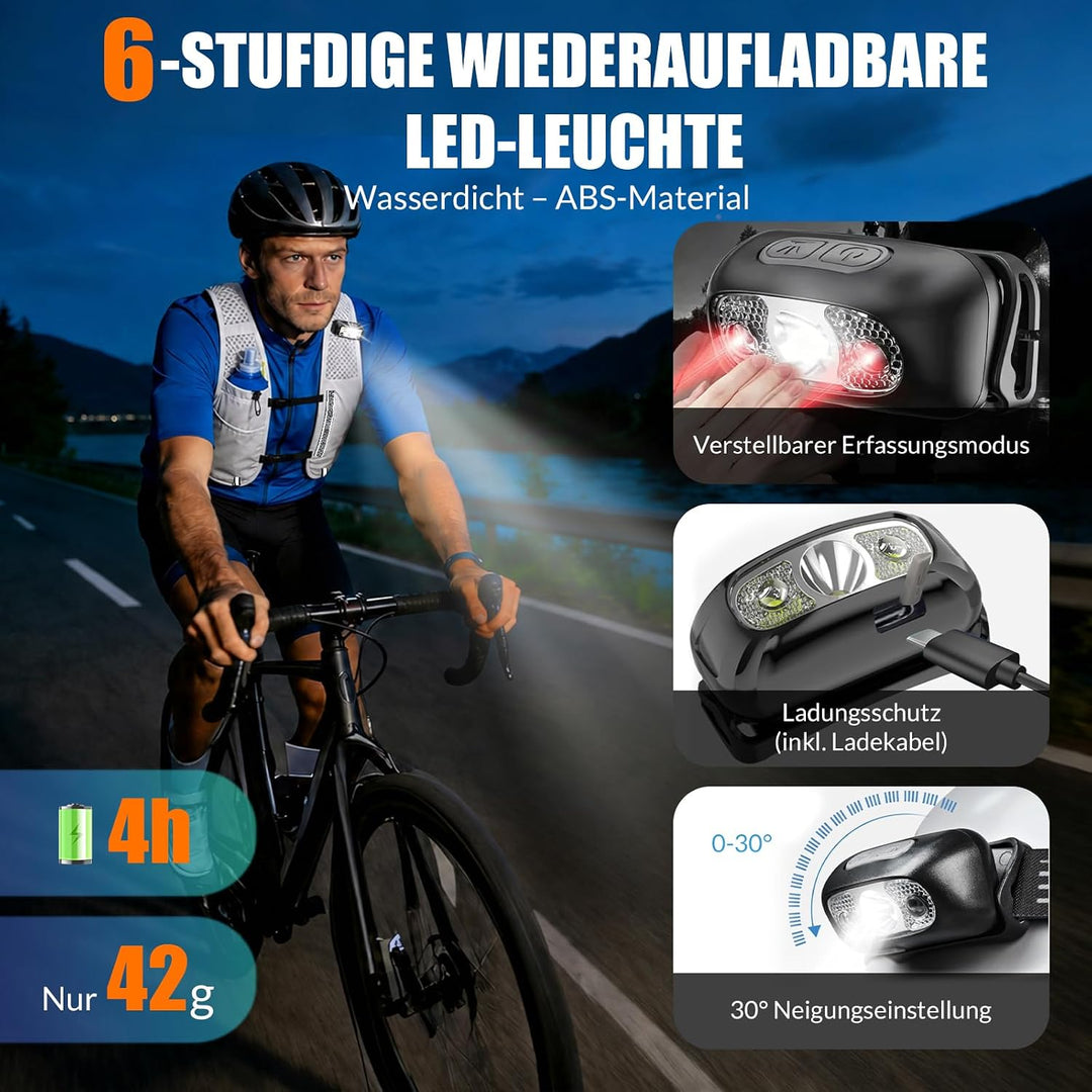 Laufweste Damen &amp; Herren mit 500ml Trinkflasche, Reflektierende Running Vest für Bessere Sichtbarkei