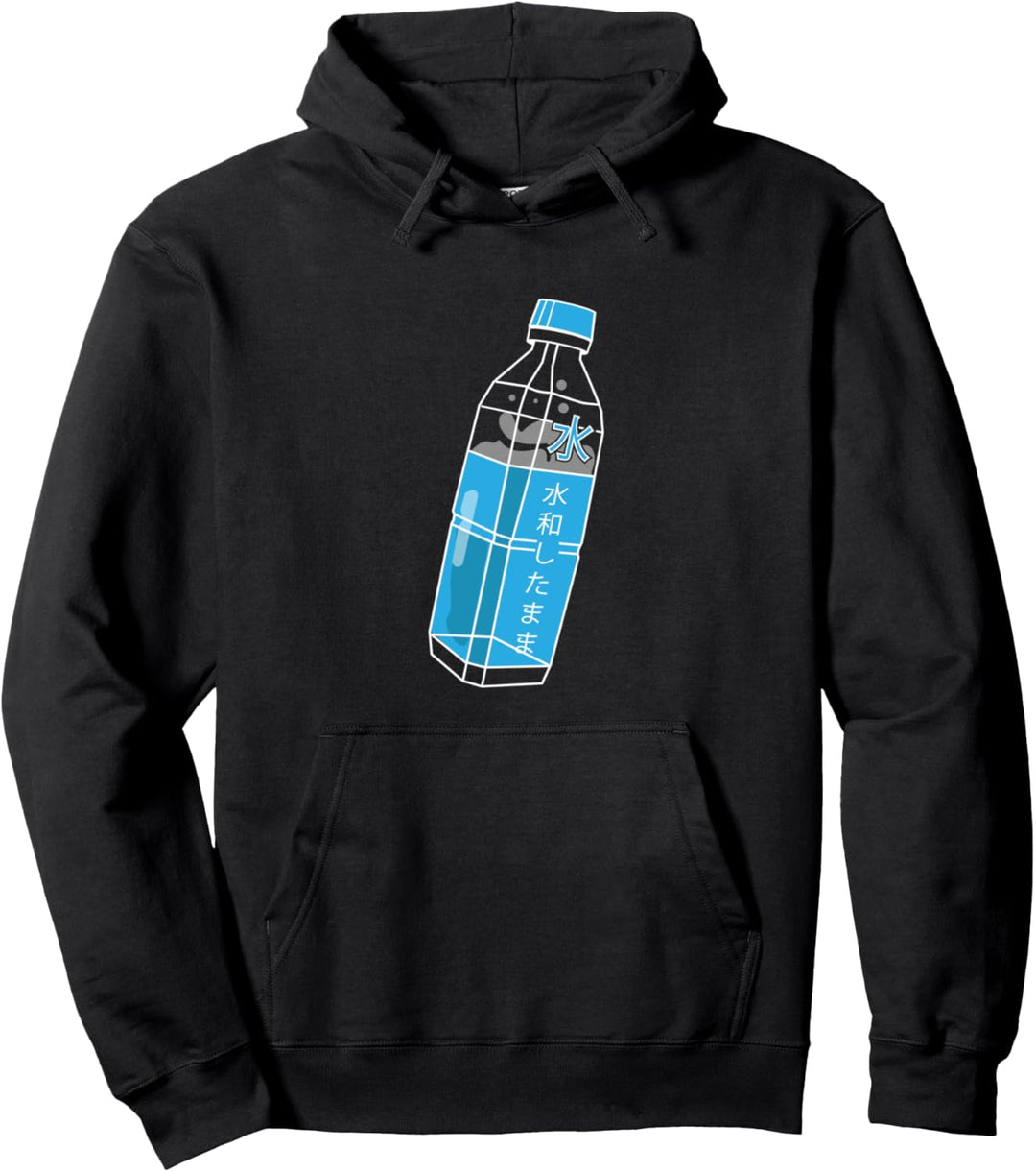 Ästhetische Harajuku Wasserflasche trinke genug Pullover Hoodie