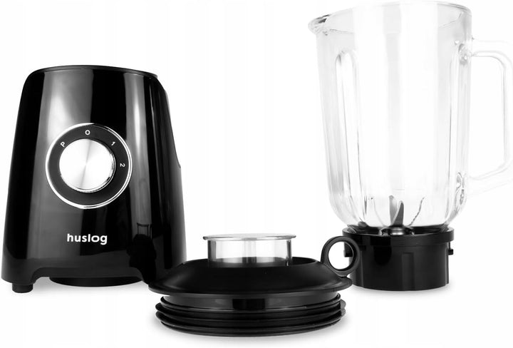 Standmixer Bechermixer, Smoothie, Smoothie-maker, Behälter, 1200W, Schwarz, Schwarz HUS1007