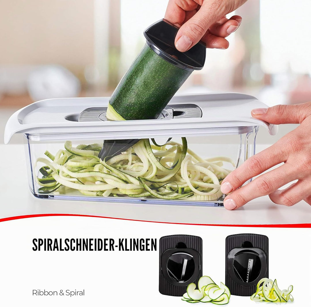 Mandoline Gemüsehobel Gemüsereibe - Gurkenhobel Dünne Scheiben - Reibe für Gemüse - Hobel Gemüse - K