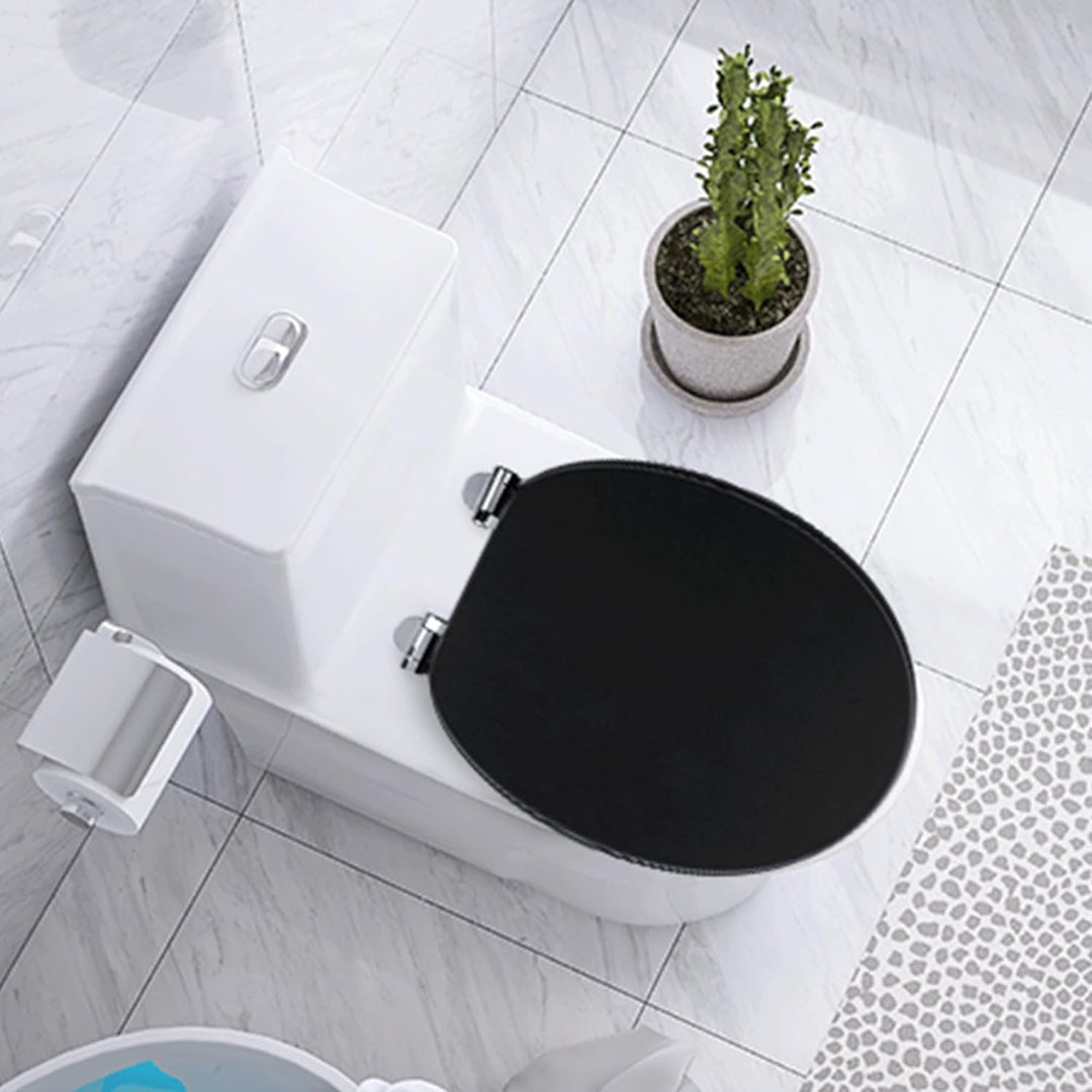 SINOBATH WC Sitz Mit Absenkautomatik,Hochwertige Und Stabile Antibakterieller Toiletten, MDF Holzker
