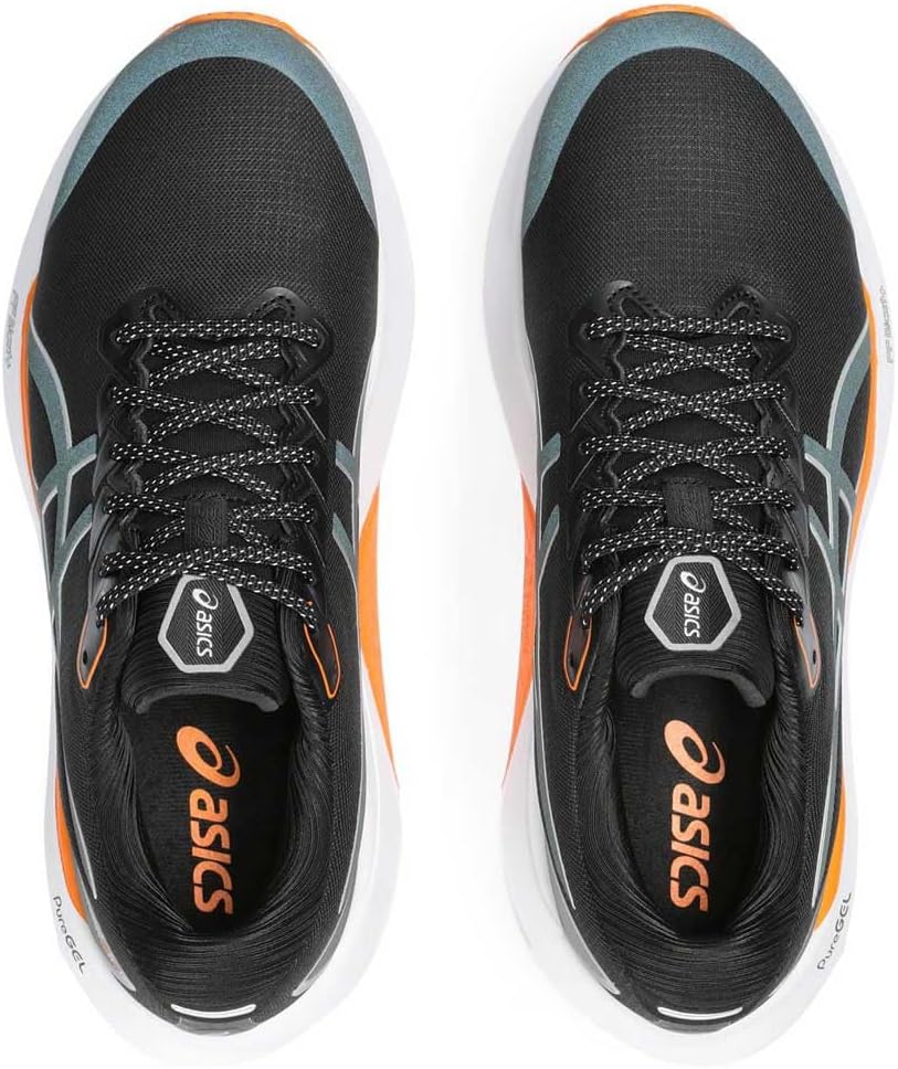 ASICS Kayano 30 Mann Laufschuhe Schwarz Silber 41.5 EU Black Pure Silver, 41.5 EU Black Pure Silver