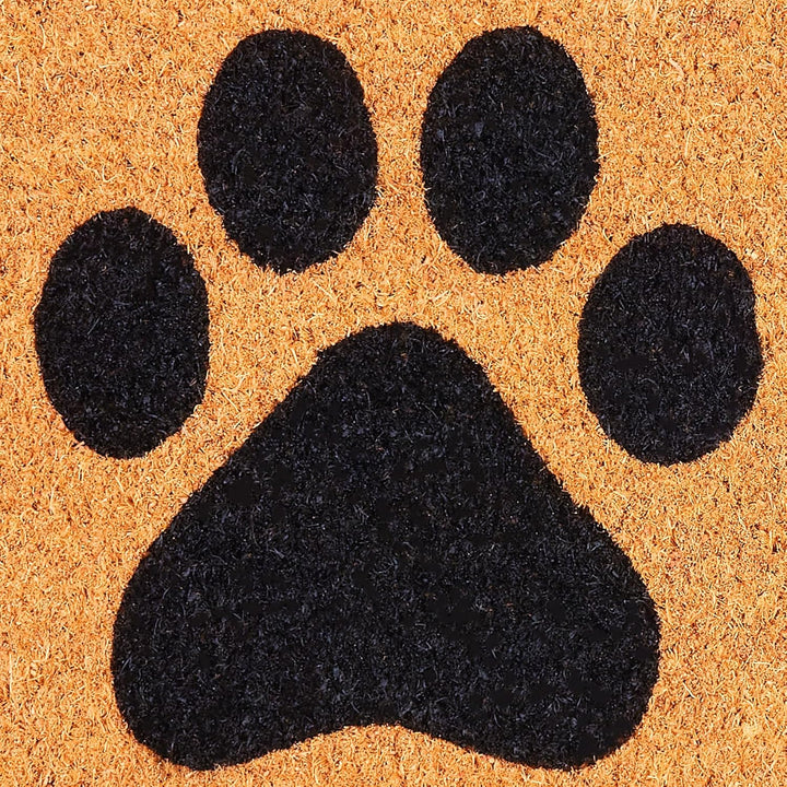 BRUBAKER Fussmatte für Aussen und Innen - Pfoten - 45 x 75 cm Hunde und Katzen Schmutzfangmatte aus