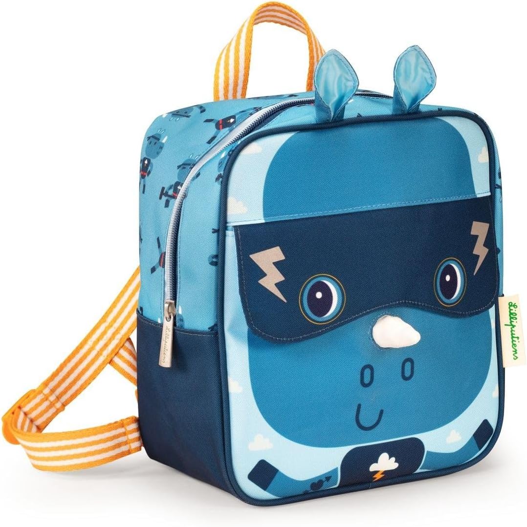 Lilliputiens Super Marius Kinderrucksack, Blau, One size