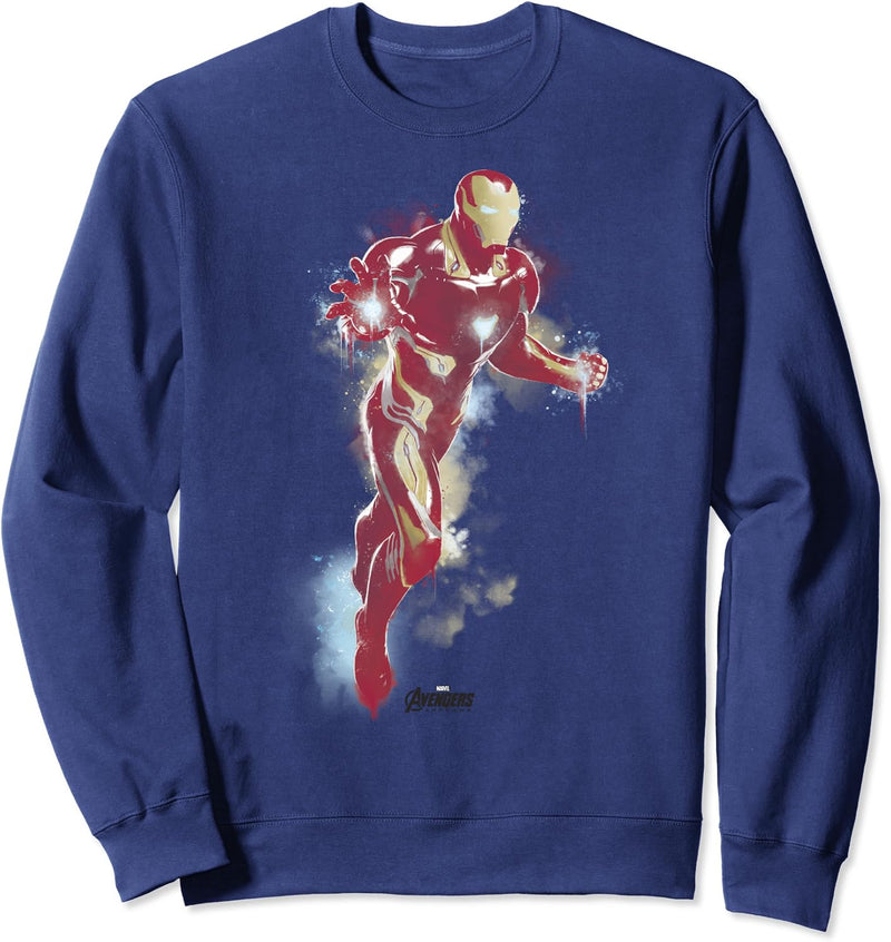 Marvel Avengers Endgame Iron Man Spray Paint Sweatshirt