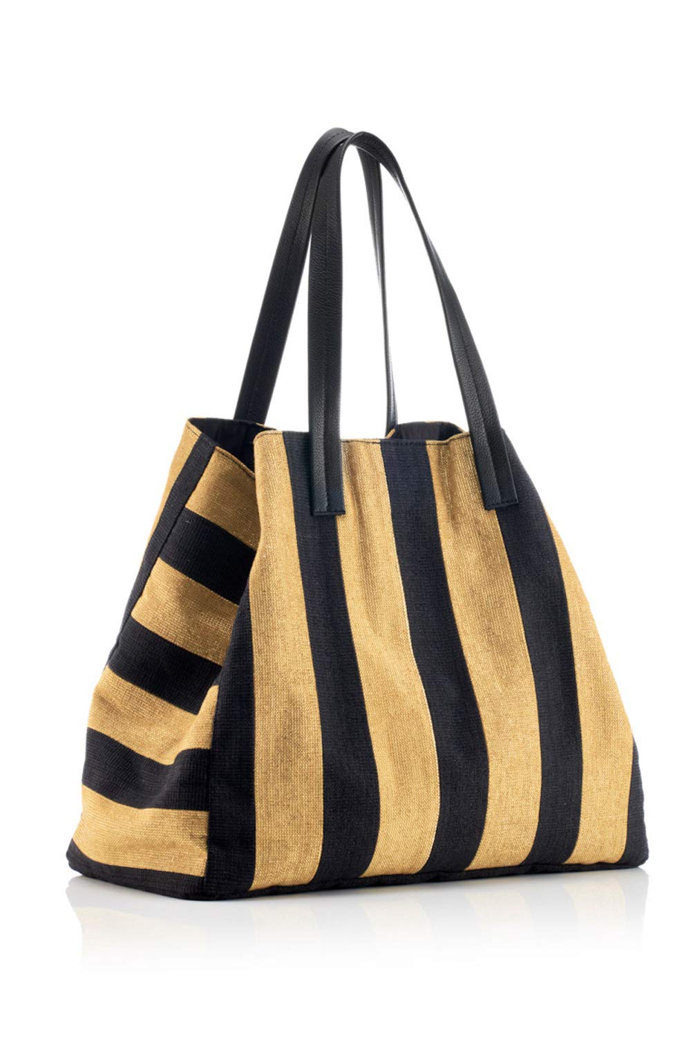 The Handbag Edit Large Tote Schultertasche Mehrfarbig (Striped), Mehrfarbig (Striped)