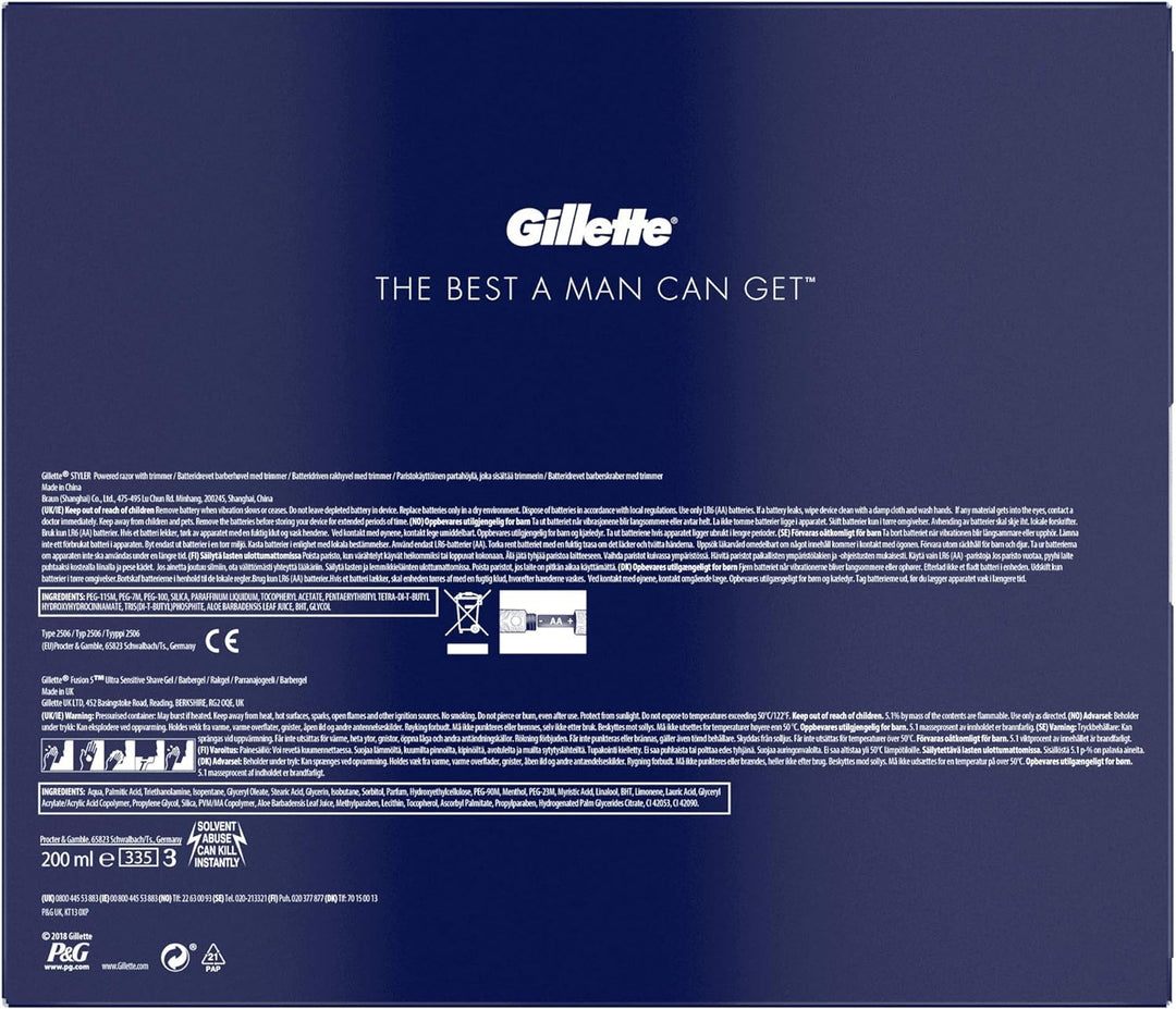 Gillette, 3-in-1 Fusion ProGlide Geschenkset, Geschenkset