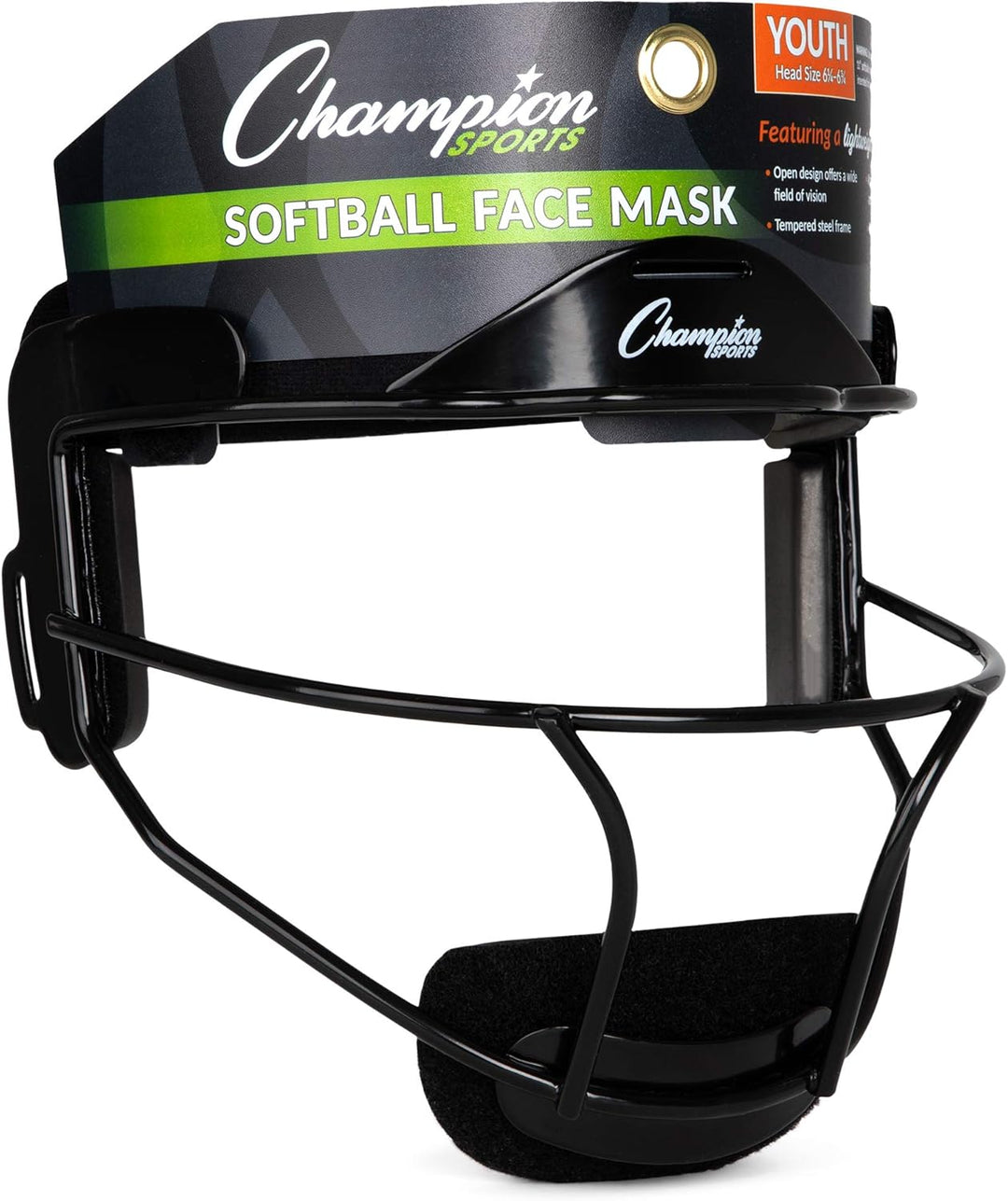 Champion Sports Softball-Gesichtsmaske – strapazierfähiger Fielder-Kopfschutz – Premium-Sport-Zubehö