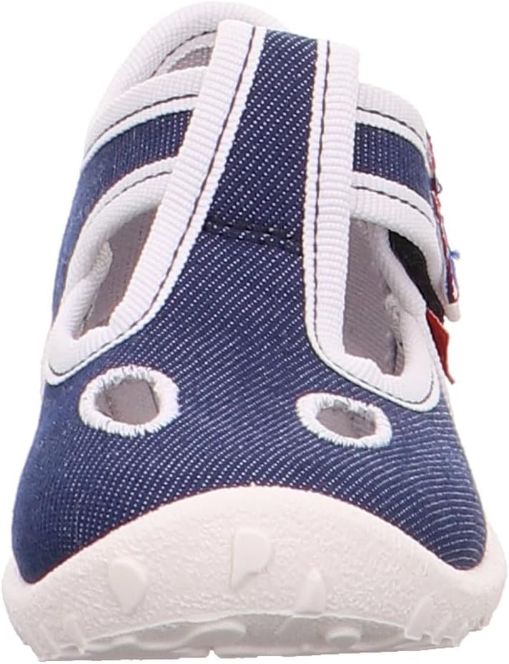 Superfit Jungen SpottyHausschuhe 23 EU Blau 8000, 23 EU Blau 8000