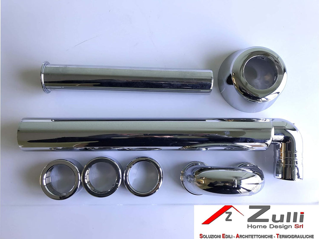 Geberit 151.108.21.1 – Siphon ausziehbar, Ausgang D40 mm gebogen, Chrom glänzend