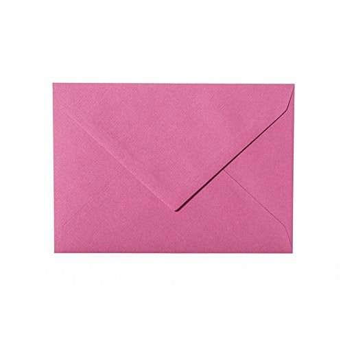 50 hochwertige Briefumschläge B6 125x176 mm mit Spitzlasche, 120g, Farbe: 27 Purpur 27 Purpur 50, 27