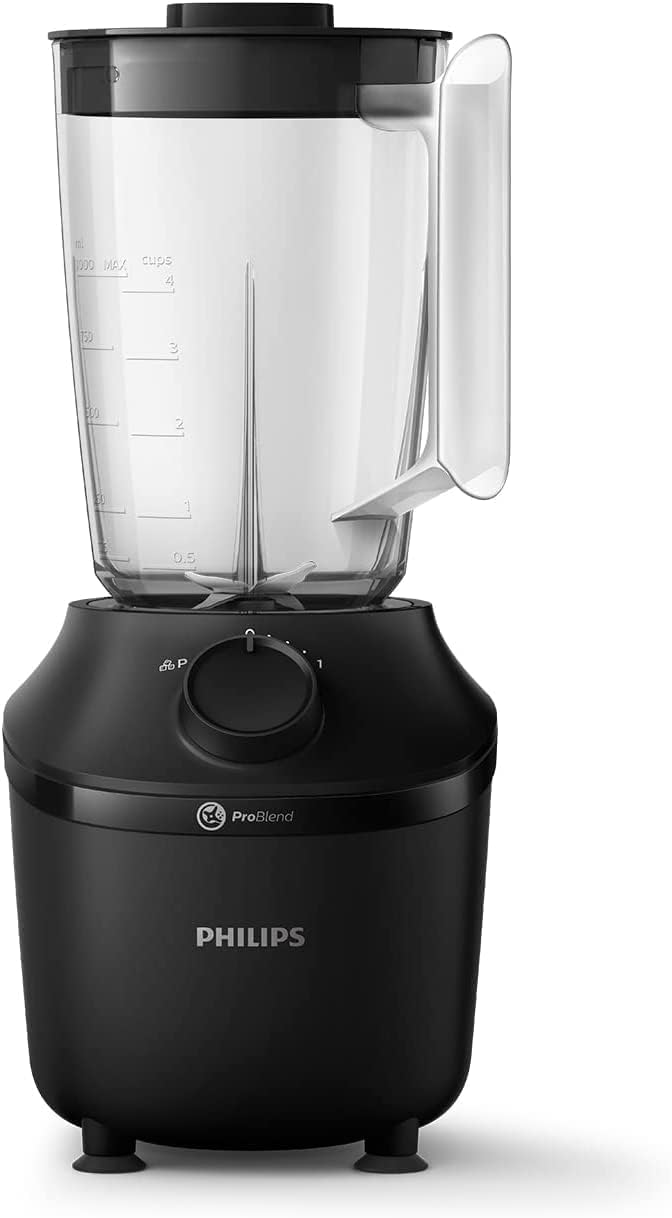 Philips HR2041/41 Standmixer (450 Watt, ProBlend-Technologie, 1,9 Liter Kunststoffbehälter, inkl. Tr