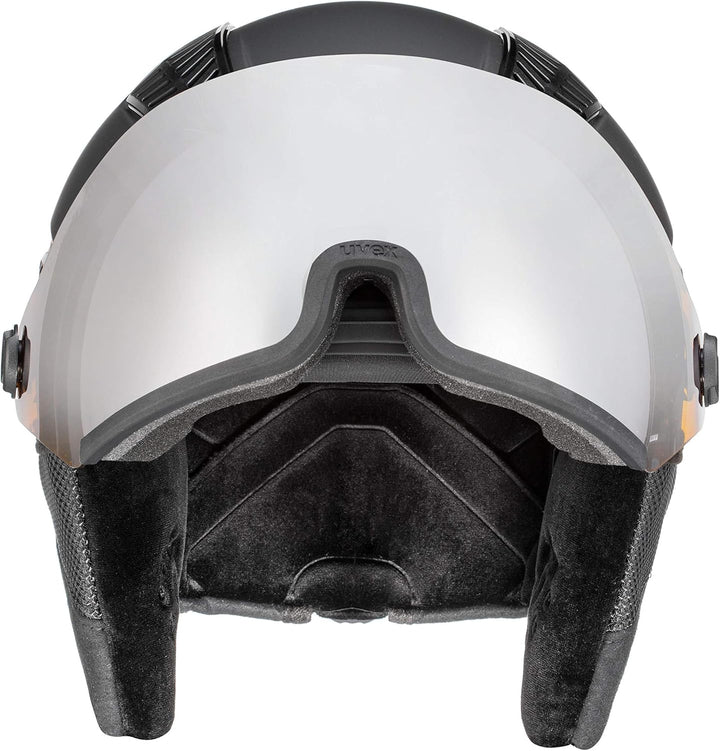 uvex Unisex – Erwachsene hlmt 600 Visor Skihelm black mat 53-55 cm, black mat 53-55 cm