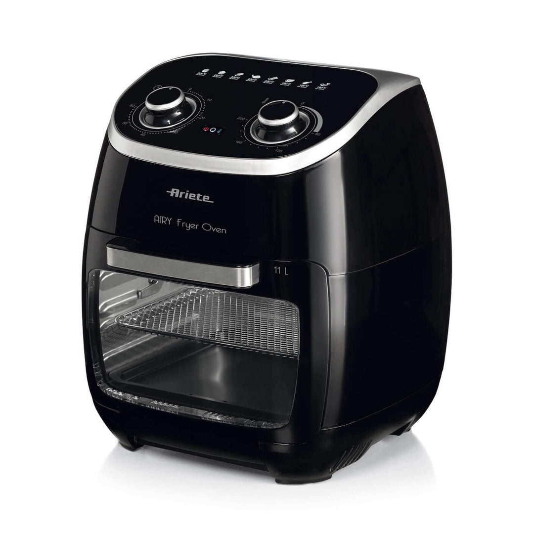 Ariete 4619 Luft- und Ofenfritteuse in einem, 11 Liter, Multifunktions-Timer 60 Minuten, abnehmbare