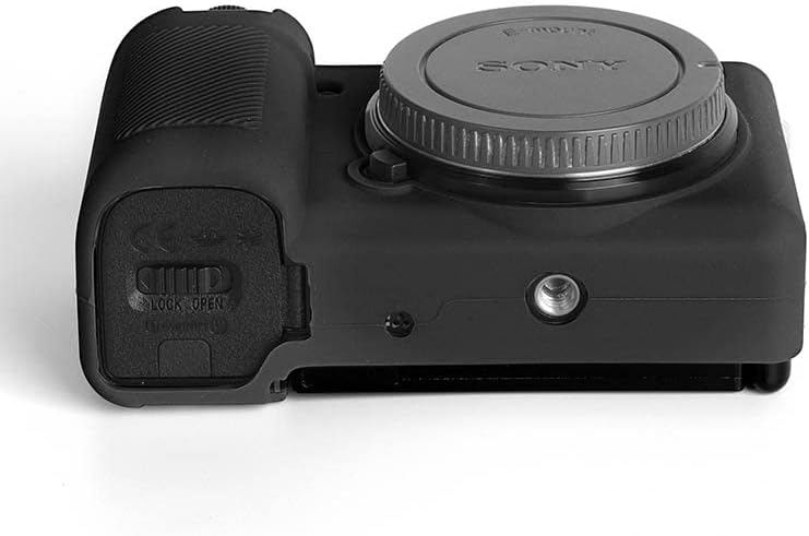 MUZIRI KINOKOO ZVE10 Hülle, Silikon-Schutzhülle, kompatibel mit Sony ZVE10/ZV-E10 Kamera, leicht, we