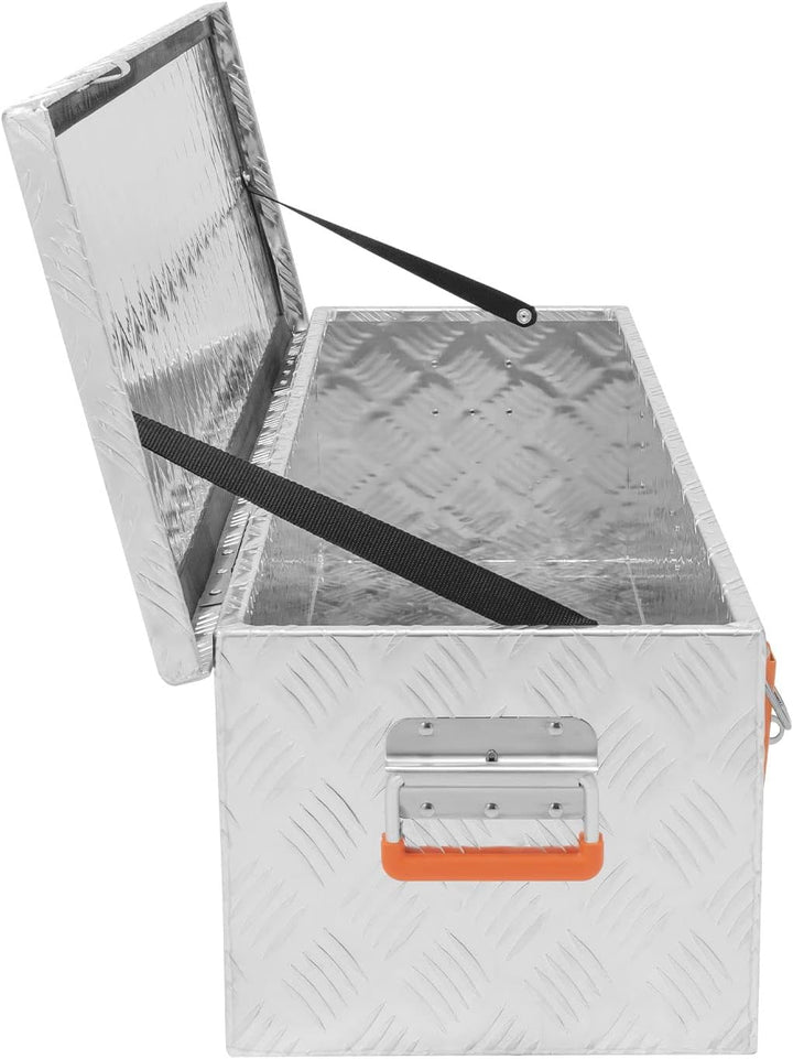 alubox Werkzeugkiste Riffelblech ABX-RL86 Aluminium 1,5mm Werkzeugkiste leicht und robust 86 Liter -