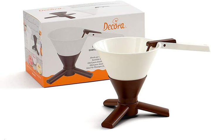 DECORA 9271055 Dosiertrichter Cola-Chocolate, Kunststoff, braun