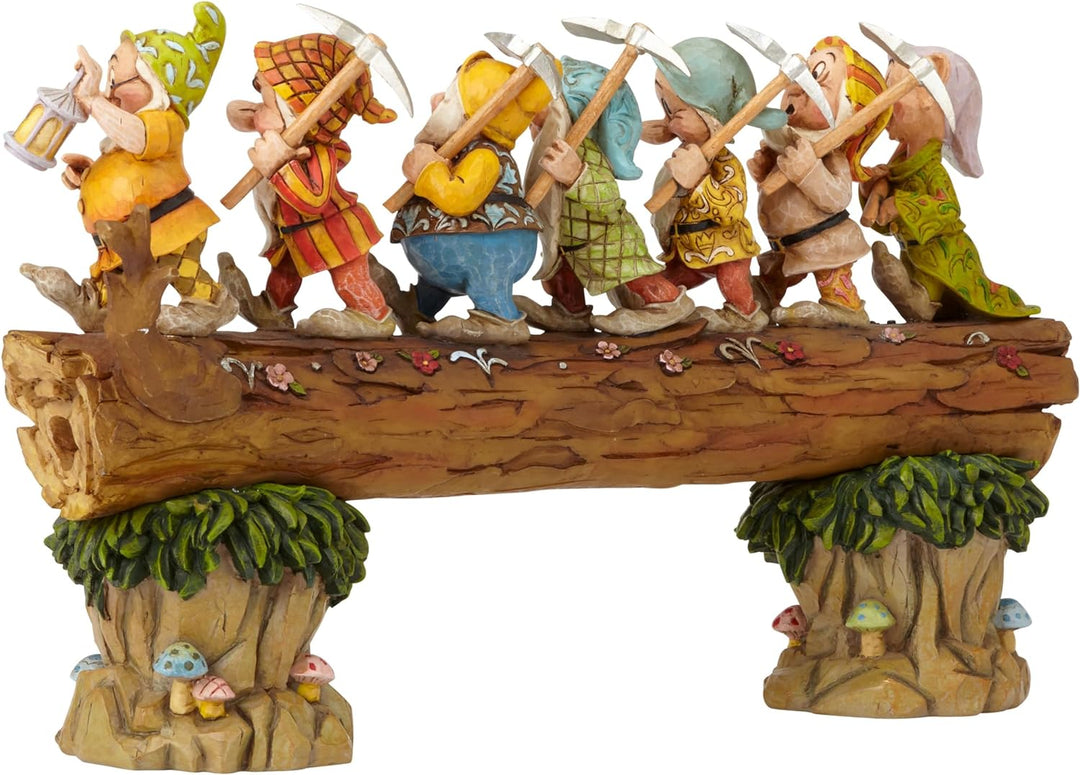 Disney 4005434 Figur Traditions Homeward Bound, 35,6 x 8,9 x 21 cm Sieben Zwerge Cartoon, Sieben Zwe