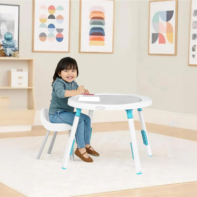 UBRAVOO Baby-Aktivitätszentrum, 3-in-1 Baby Lauflernhilfe mit abnehmbaren Spielzeugen und 360° Drehb