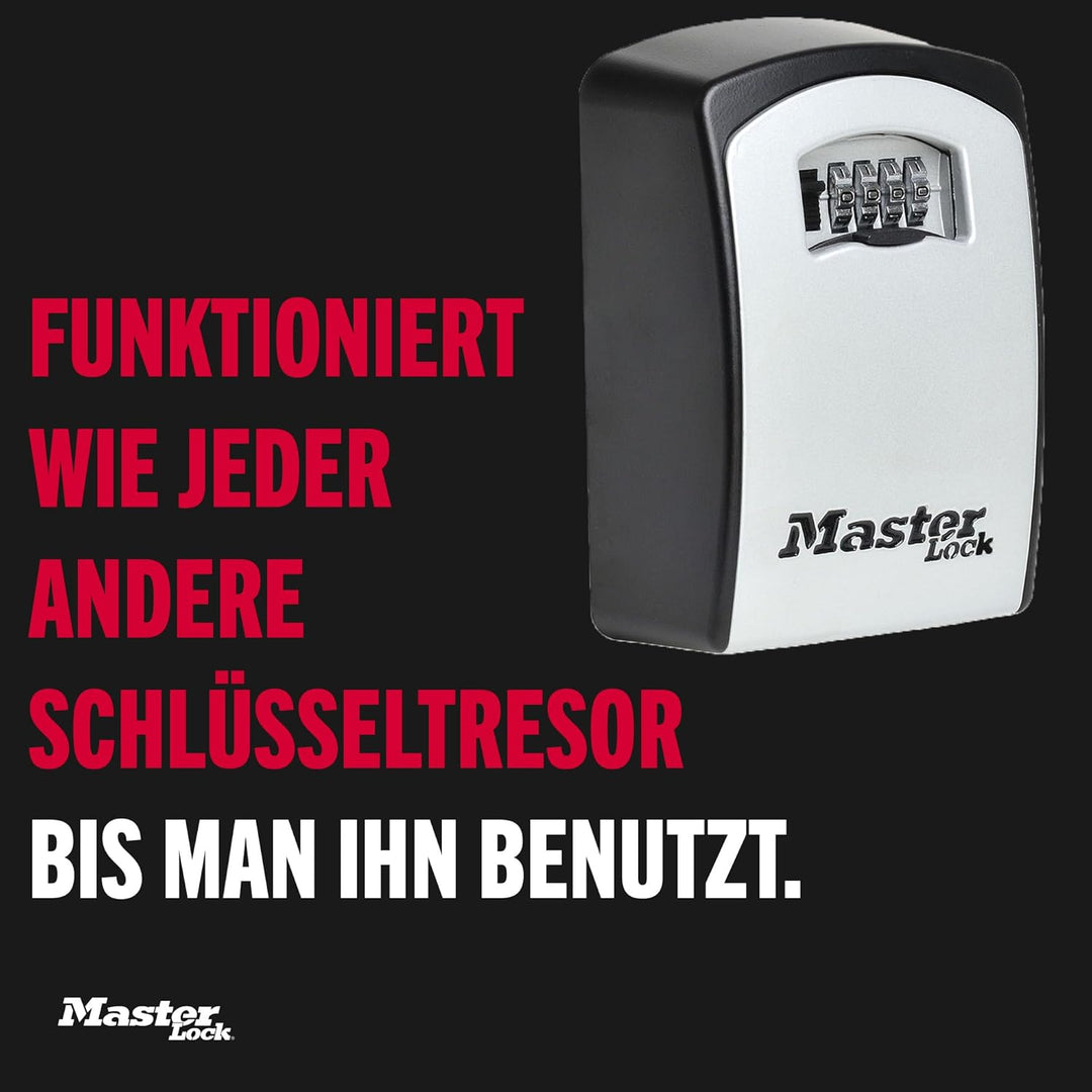 Master Lock Schlüsseltresor Extra Large, Wandhalterung, Aussen, 14.6 x 10.6 x 5.3 cm, Schlüsselsafe