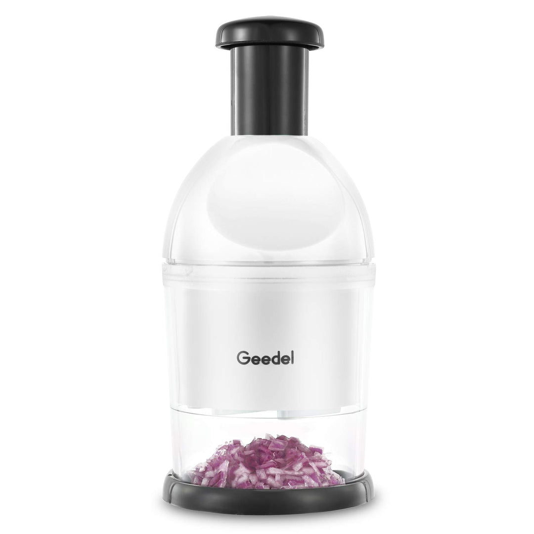 Manuelle Zerkleinerer, Knoblauch Zwiebelschneider Slap Chopper für Küche, Leicht Zu Reinigender Gemü