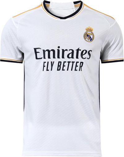 PraiseLight R. Madrid Toni Kroos #8 Heim Kinder Trikot 2023/2024 Fussball Shorts Socken Set Jugendgr