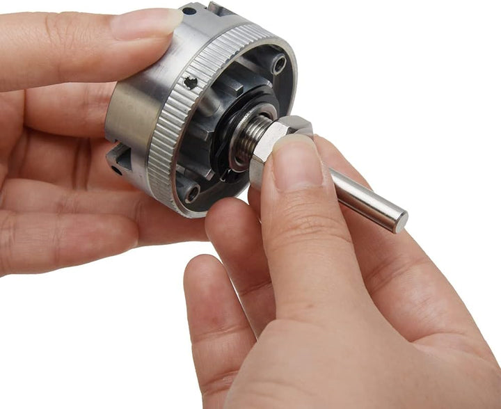 Risegun Mini-Drehmaschine, Zink-Legierung Mini-Drehmaschine DREI Kiefer Chuck, M12*1 Chuck Hand Elec