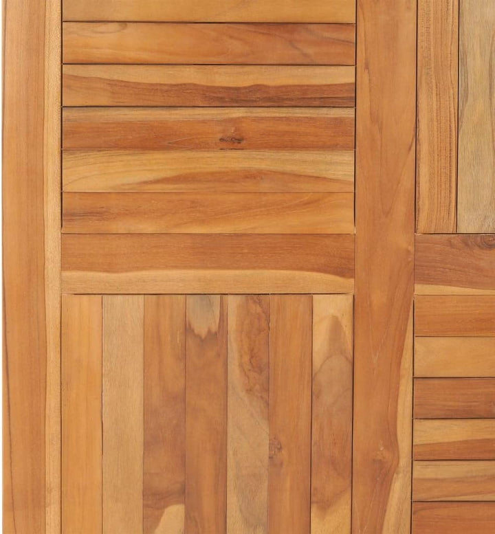 BADJAS Tischplatte Massivholz Teak Quadratisch Schreibtischplatte, DIY Stabile Esstisch, Schreibtisc